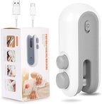 Portable Mini Sealing Machine 2 in 1 USB Rechargeable Magnetic Heat Sealing and Cutting Bag Seale