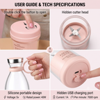 Homevex Mini Electric Juicer & Smoothie Blender Bottle