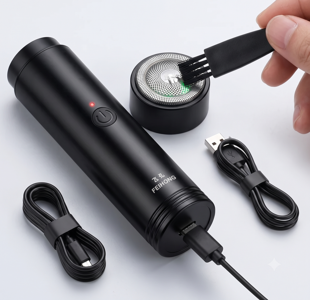 Homevex Pocket Shave – Portable USB Electric Razor